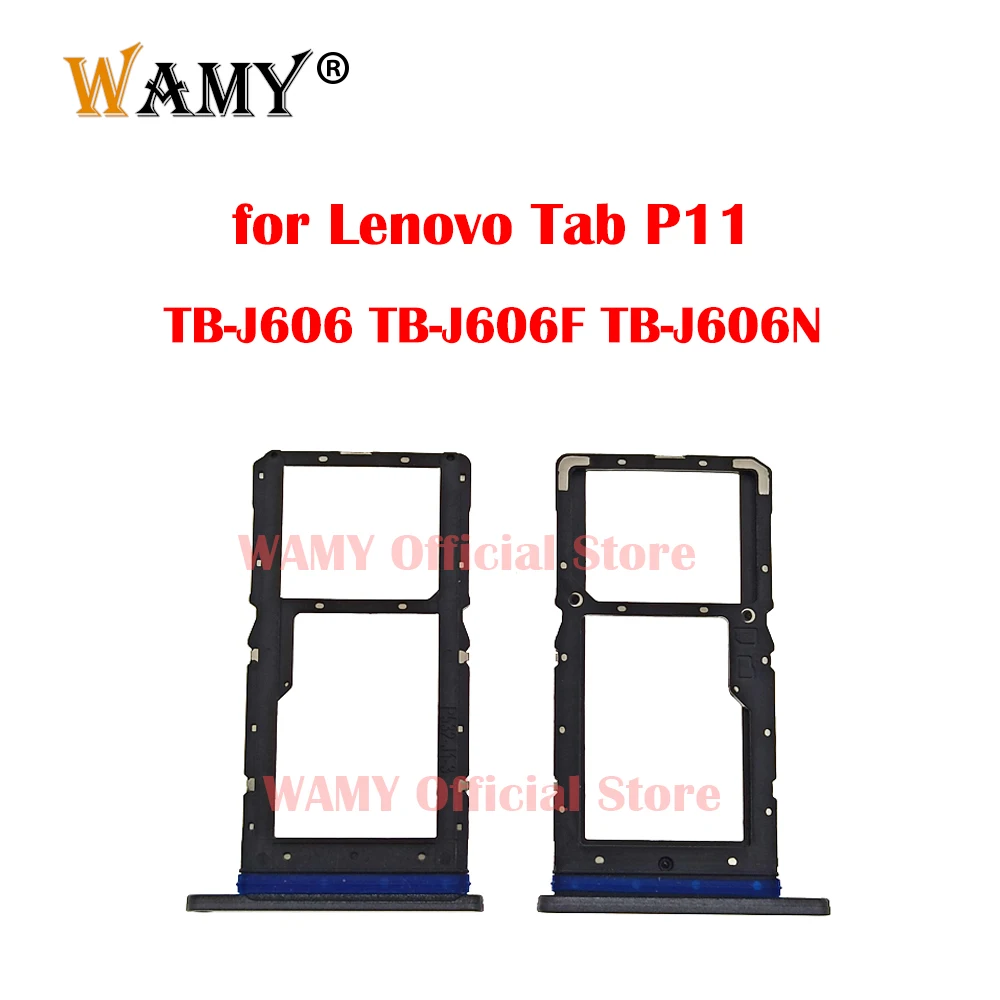Original New SIM Card Tray + Micro SD Card Tray Reader Socket Holder for Lenovo Tab P11 TB-J606 TB-J606F TB-J606N
Original New SIM Card Tray + Micro SD Card Tray Reader Socket Holder for Lenovo Tab P11 TB-J606 TB-J606F TB-J606N