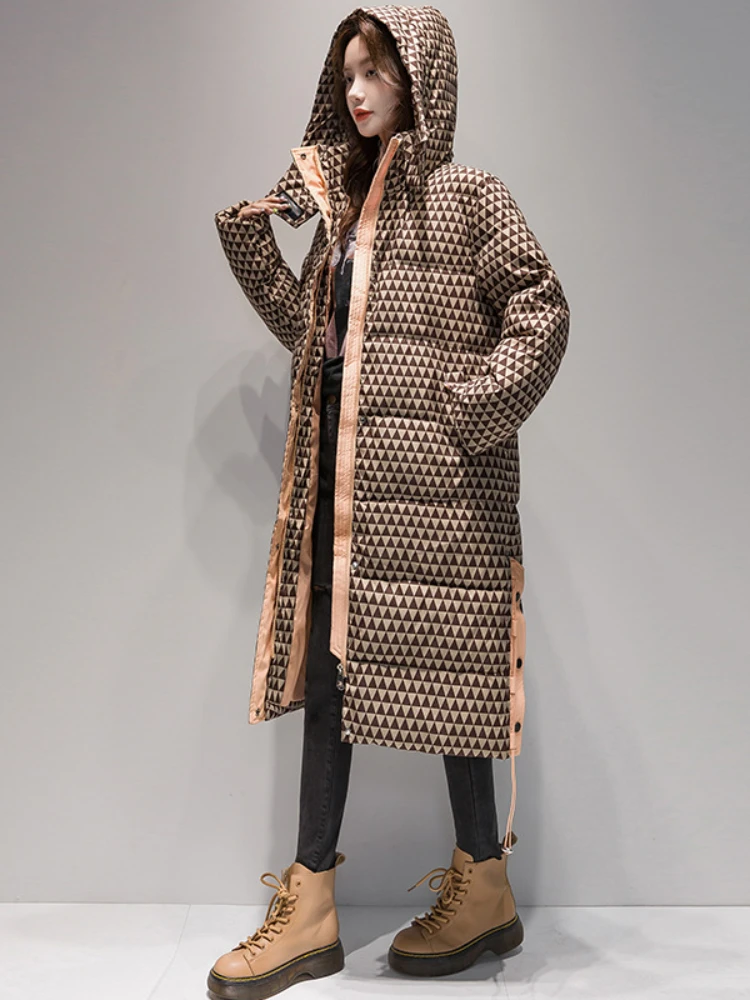 Elegant Solid Color Casual Parkas Fur Women Autumn Winter Solid Color Zip Up Button Sweet Loose Fashion Long Coat Down 2022
Elegant Solid Color Casual Parkas Fur Women Autumn Winter Solid Color Zip Up Button Sweet Loose Fashion Long Coat Down 2022