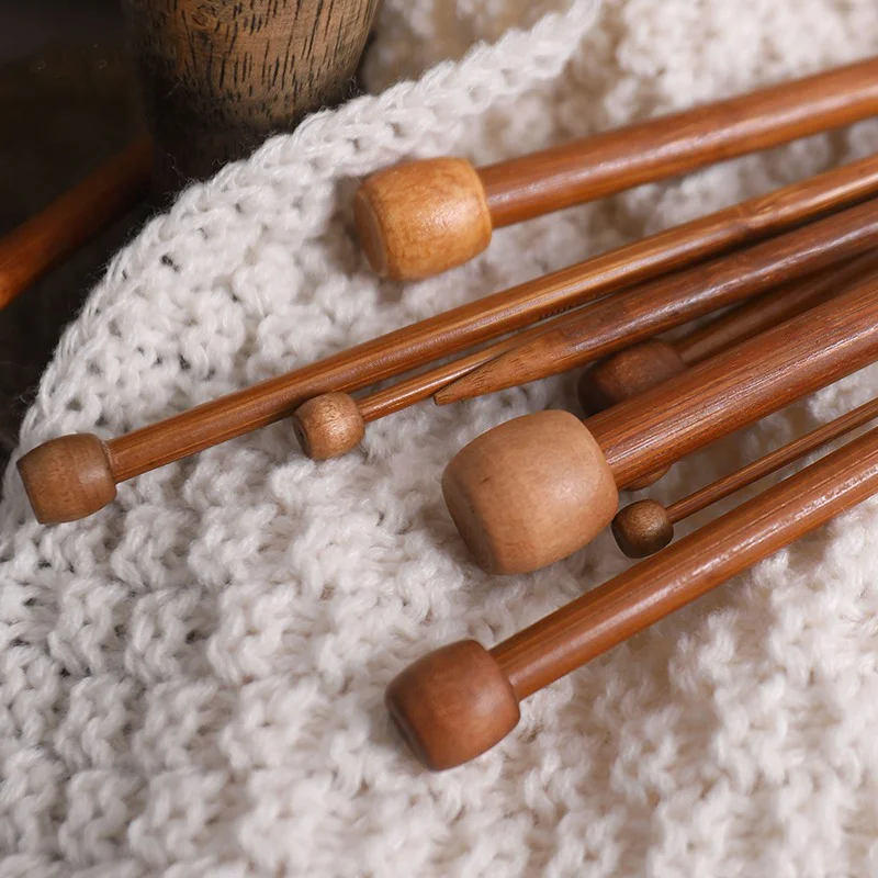 2 Pcs/Lot Bamboo Knitting Needle 2-10mm Multiple SIze Crochet Hook Single-end For Sweater Scarf Wool Weaving DIY Handmade Tools
2 Pcs/Lot Bamboo Knitting Needle 2-10mm Multiple SIze Crochet Hook Single-end For Sweater Scarf Wool Weaving DIY Handmade Tools