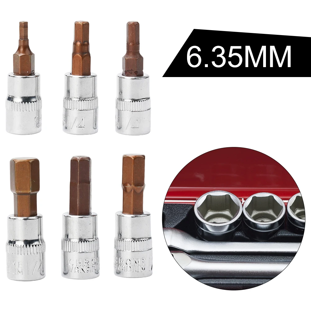 1PC Hex Head Screwdriver Bit 6.35 Mm Inner Hex Sockets Multiple Models Parts For Factory Repair Shop And Home Furnishing Tool
1PC Hex Head Screwdriver Bit 6.35 Mm Inner Hex Sockets Multiple Models Parts For Factory Repair Shop And Home Furnishing Tool