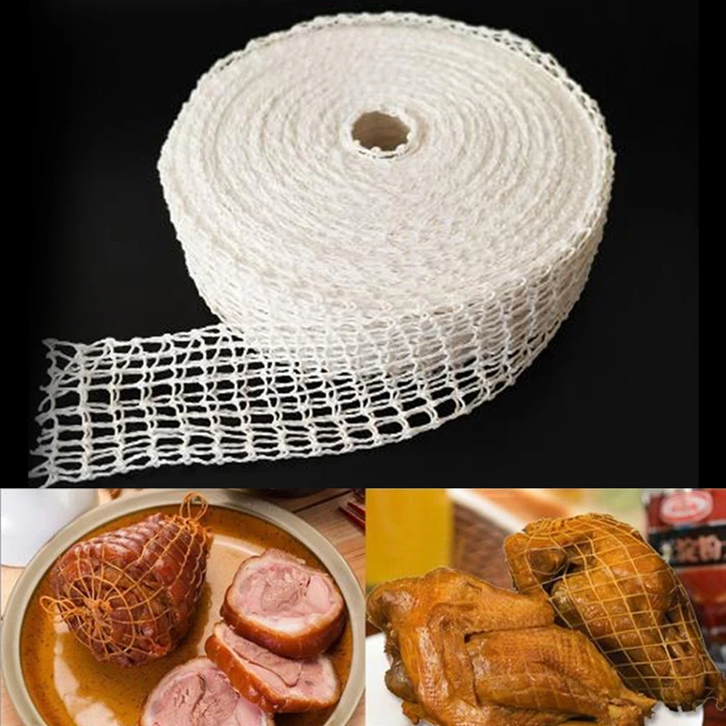 Home Butcher's String Sausage Net Roll Ham Sausage Net Sausage Packaging Tools Hot Dog Net Cotton Meat Net Kitchen
Home Butcher's String Sausage Net Roll Ham Sausage Net Sausage Packaging Tools Hot Dog Net Cotton Meat Net Kitchen