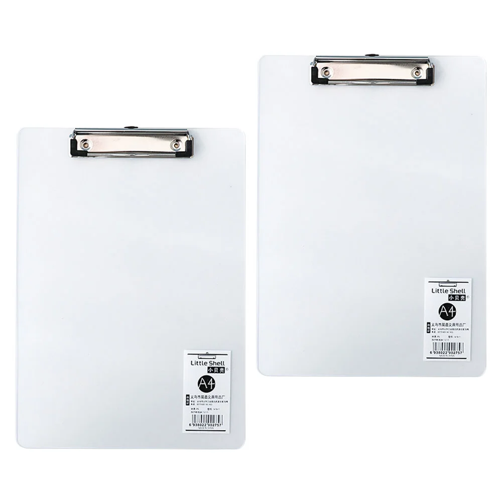 2pcs Plastic Writing Clipboard Menu File Writing Boards Portable File Folders
2pcs Plastic Writing Clipboard Menu File Writing Boards Portable File Folders
