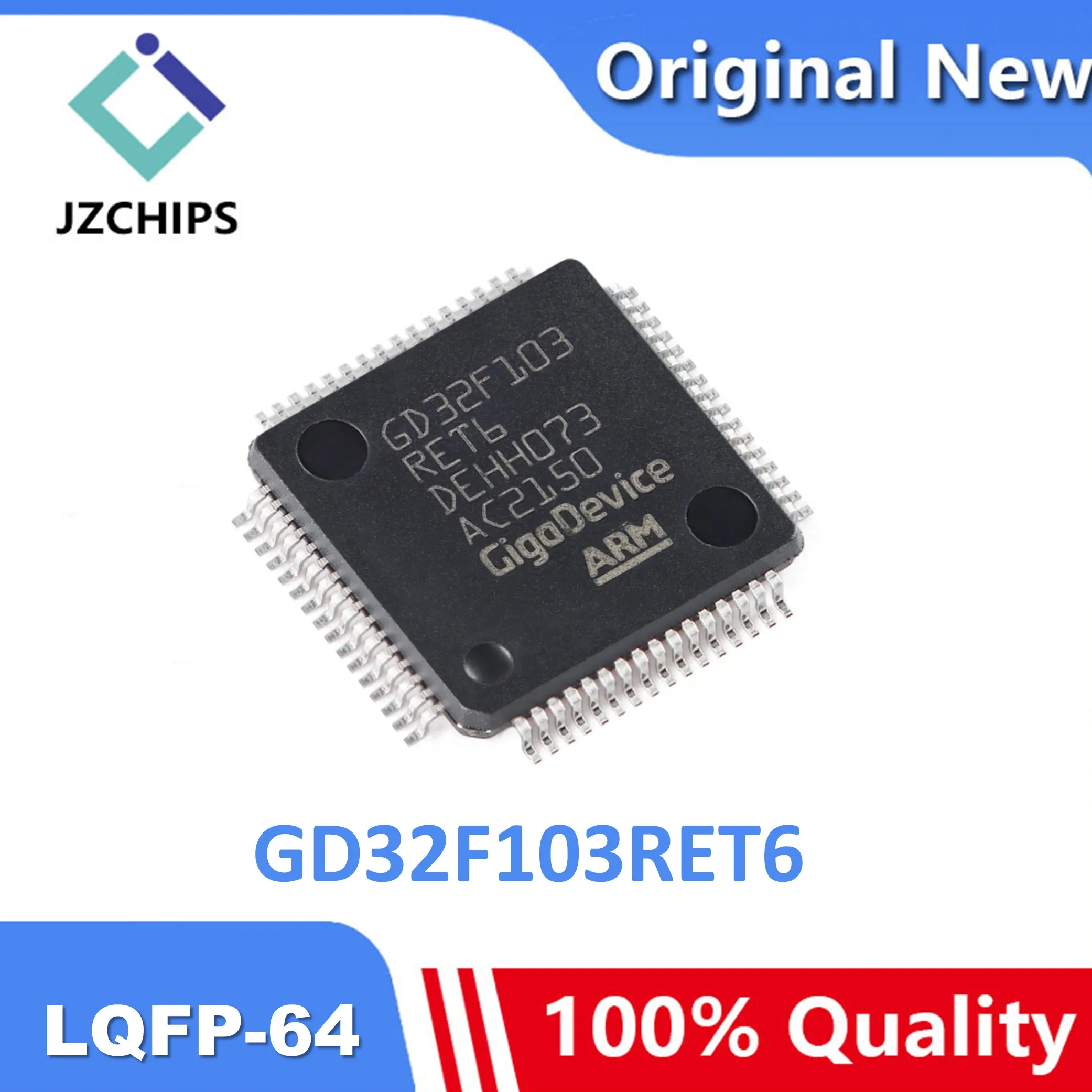 1pcs/lot Original Genuine GD32F103RET6 LQFP64 CortexM3 Microcontroller single chip Compatible substitution STM32F103RET6 LQFP-64
1pcs/lot Original Genuine GD32F103RET6 LQFP64 CortexM3 Microcontroller single chip Compatible substitution STM32F103RET6 LQFP-64
