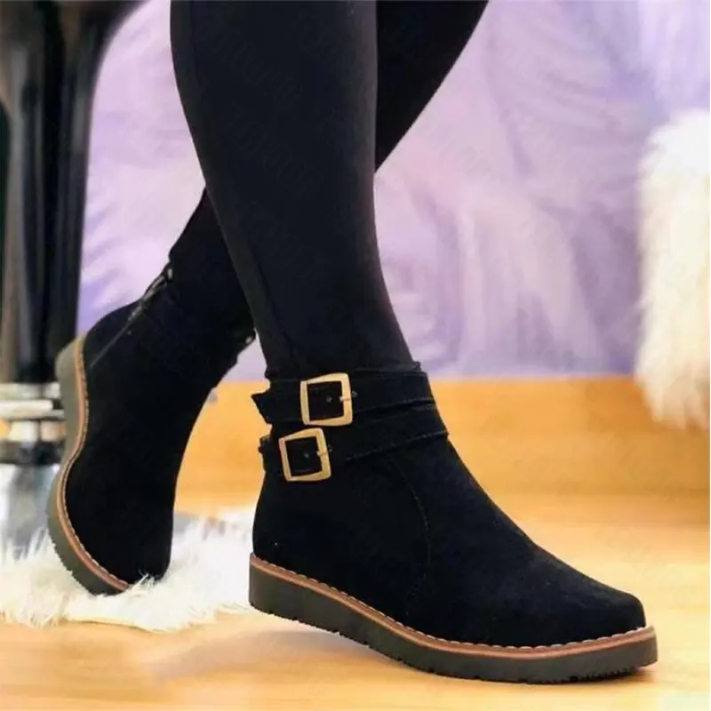 Women Sport Chelsea Ankle Boots Flats Casual Shoes 2022 Winter New Black Suede Ladies Running Shoes Gladiator Zipper Snow Botas
Women Sport Chelsea Ankle Boots Flats Casual Shoes 2022 Winter New Black Suede Ladies Running Shoes Gladiator Zipper Snow Botas