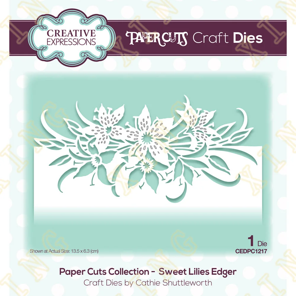 Metal Craft Cutting Dies Diy Scrapbook Paper Diary Decoration Card Handmade Embossing Sweet Lilies Edger New Product Hot Sale
Metal Craft Cutting Dies Diy Scrapbook Paper Diary Decoration Card Handmade Embossing Sweet Lilies Edger New Product Hot Sale