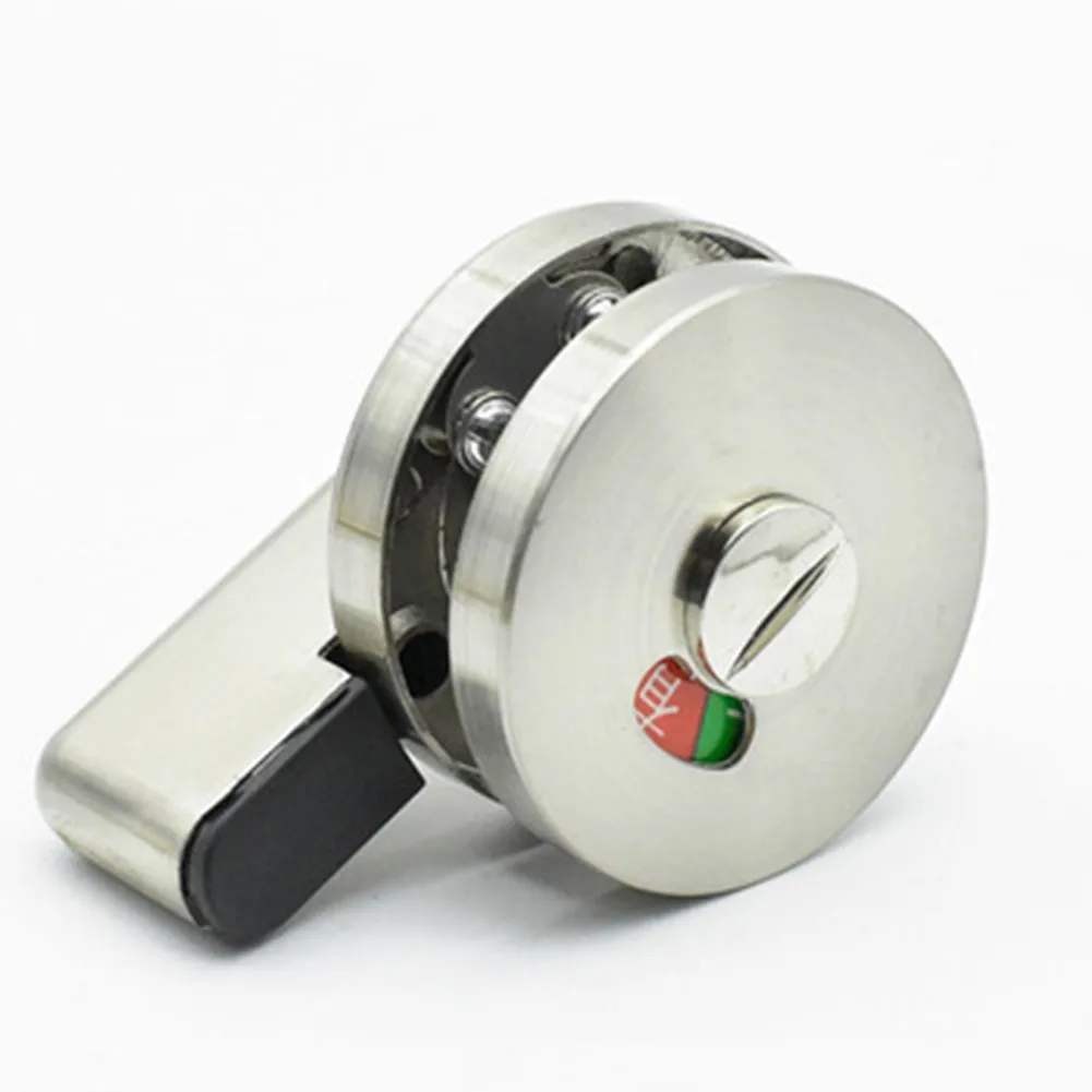 Indicator Door Lock Bathroom Toilet WC Indicator Privacy Dead Bolt Door Lock With Turn Knob Vacant Engaged Door Lock Satin Nicke
Indicator Door Lock Bathroom Toilet WC Indicator Privacy Dead Bolt Door Lock With Turn Knob Vacant Engaged Door Lock Satin Nicke