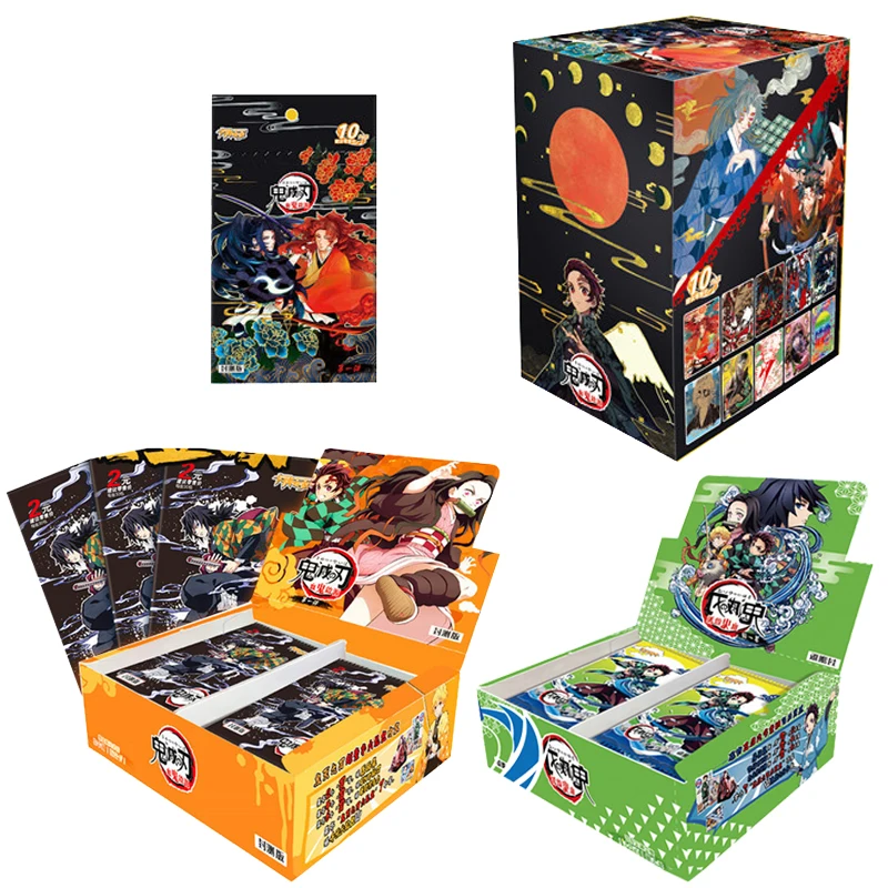 Demon Slayer Cards Packs Tcg Collection Box Nezuko Anime Table Playing Games Gift Kids Toys
Demon Slayer Cards Packs Tcg Collection Box Nezuko Anime Table Playing Games Gift Kids Toys