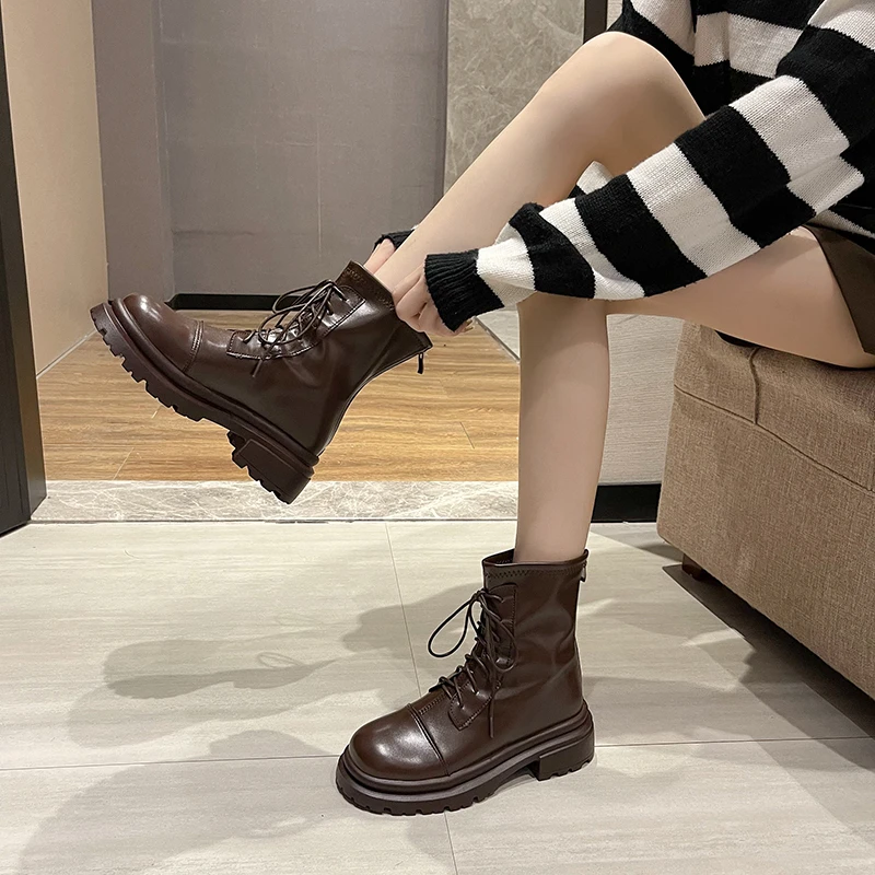 OKKDEY мягкие кожаные эластичные тонкие сапоги 2022 Новые короткие сапоги весна-осень одиночные сапоги в британском стиле на толстой подошве ко...
OKKDEY мягкие кожаные эластичные тонкие сапоги 2022 Новые короткие сапоги весна-осень одиночные сапоги в британском стиле на толстой подошве ко...