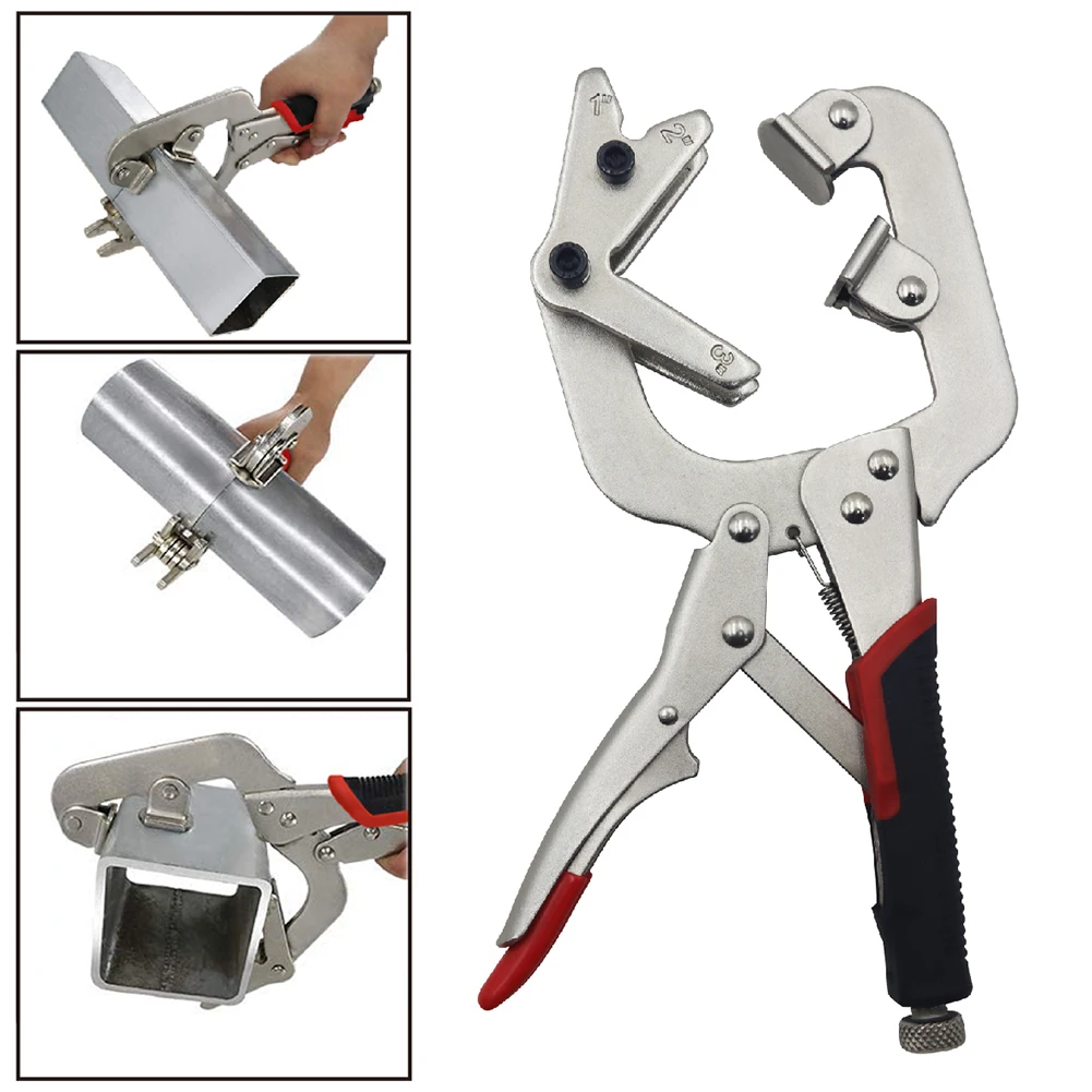 2 in 1 Right Angle Locking C Clamp with V-shaped Pad Welding Pipe Vise Clip Woodworking Grip Pliers Carpentry Hand Tool
2 in 1 Right Angle Locking C Clamp with V-shaped Pad Welding Pipe Vise Clip Woodworking Grip Pliers Carpentry Hand Tool