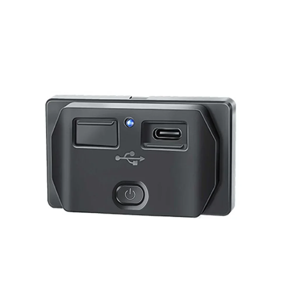 

USB-розетка QC3.0 PD с двумя USB-портами, Водонепроницаемая Автомобильная панель зарядного устройства с кнопкой переключателя для автомобиля, лодки, RV, автобуса, грузовика