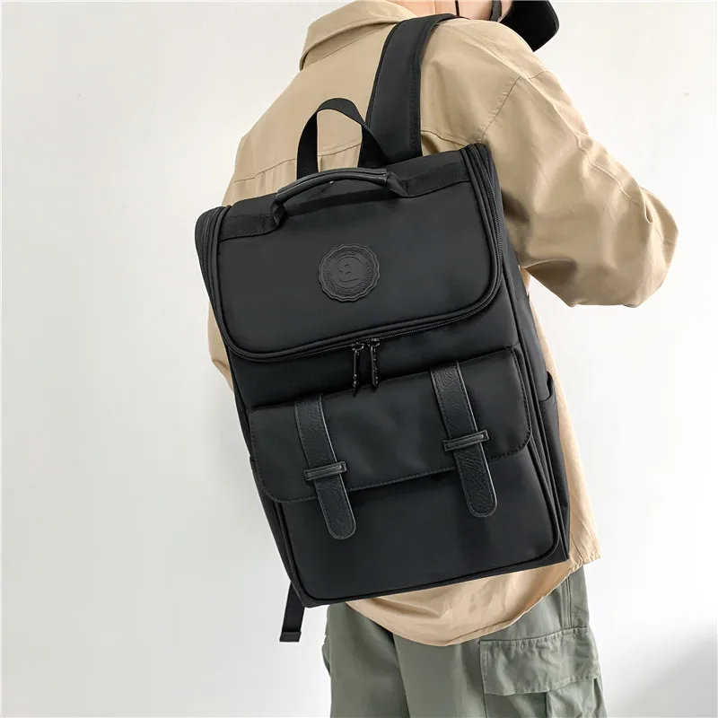 Large Capacity Men Backpack Waterproof Oxford Black 15.6 Inch Laptop Backpack Male Casual University Student School Back Pack
Large Capacity Men Backpack Waterproof Oxford Black 15.6 Inch Laptop Backpack Male Casual University Student School Back Pack