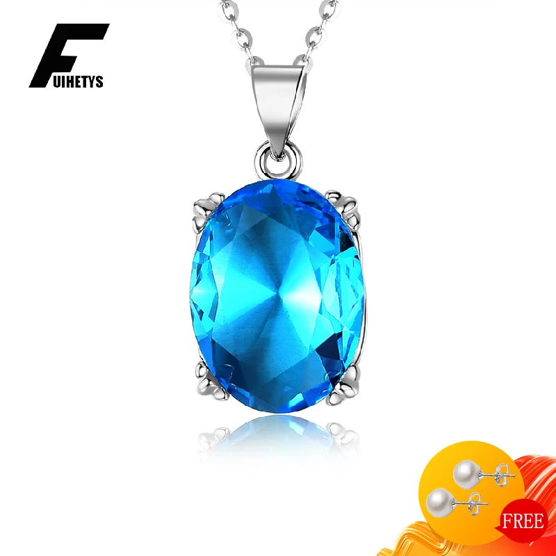 Elegant Necklace 925 Silver Jewelry Oval Shape Sapphire Gemstone Pendant Accessories for Women Wedding Engagement Gift Wholesale
Elegant Necklace 925 Silver Jewelry Oval Shape Sapphire Gemstone Pendant Accessories for Women Wedding Engagement Gift Wholesale