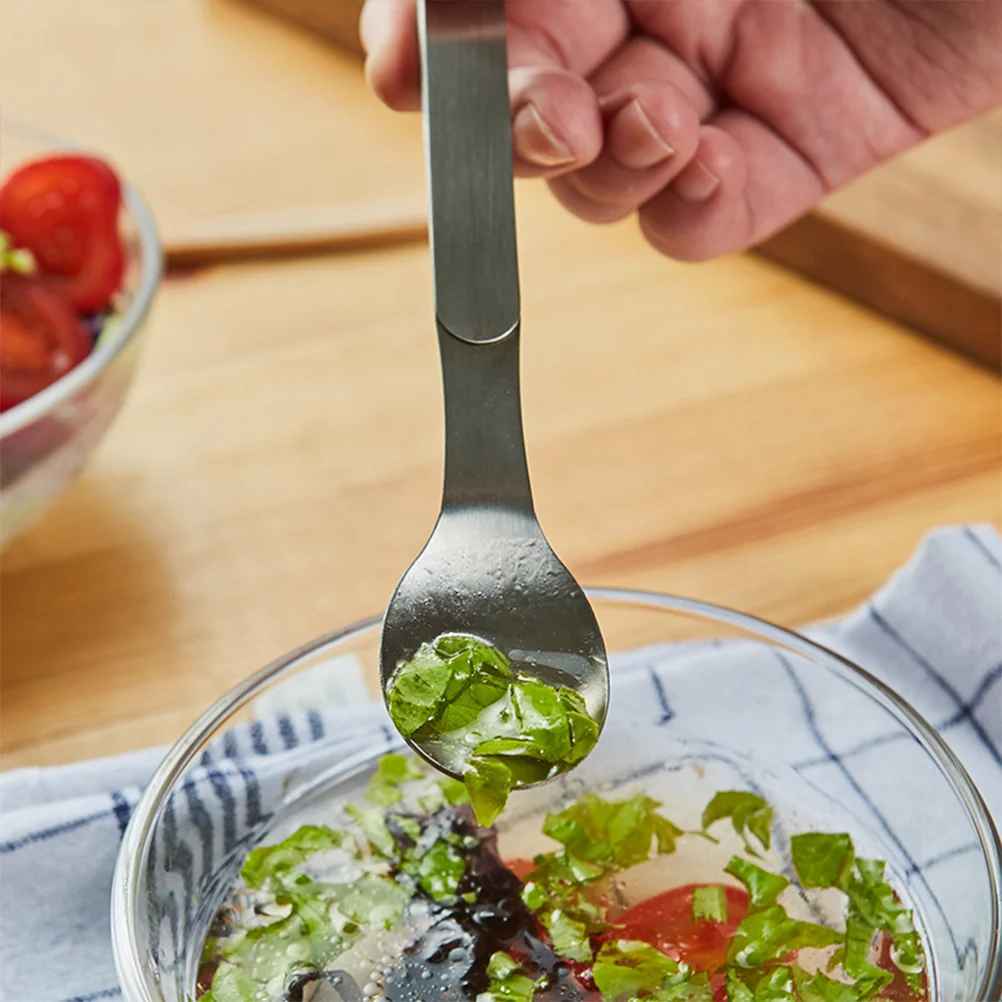 Stainless Steel Spoon Mini Tasting Spoon Chopsticks Forceps Integrated Spoon Chefs Taste Spoon for Hotel Home Kitchen Rsturant
Stainless Steel Spoon Mini Tasting Spoon Chopsticks Forceps Integrated Spoon Chefs Taste Spoon for Hotel Home Kitchen Rsturant
