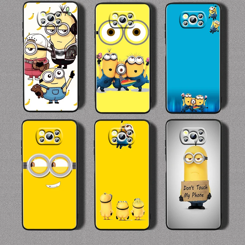 Despicable Me Minions Movie For Xiaomi Civi Mi Poco X3 NFC F3 GT M4 M3 M2 X2 F2 Pro C3 F1 Silicone Shell Capa Black Phone Case
Despicable Me Minions Movie For Xiaomi Civi Mi Poco X3 NFC F3 GT M4 M3 M2 X2 F2 Pro C3 F1 Silicone Shell Capa Black Phone Case