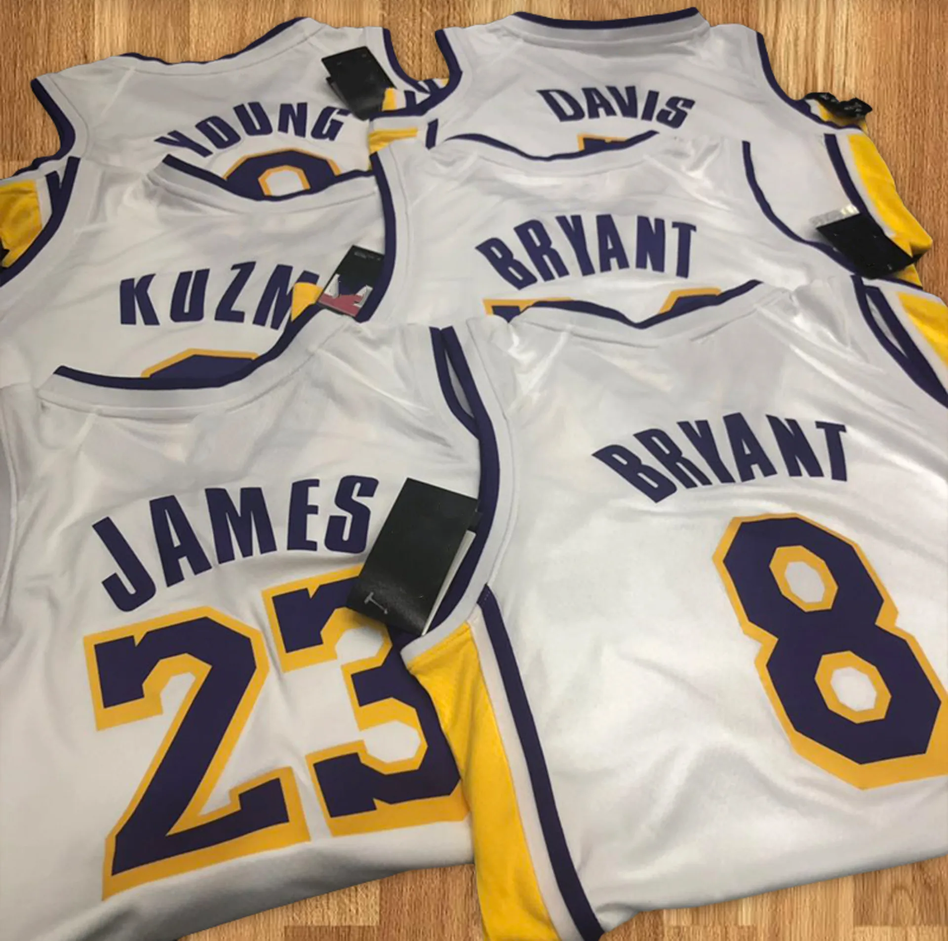 Men/Youth Basketball Jerseys LA Retro Basketball Jersey Sports Fashion Sweatshirt Casual Vest Purple/White 
Men/Youth Basketball Jerseys LA Retro Basketball Jersey Sports Fashion Sweatshirt Casual Vest Purple/White