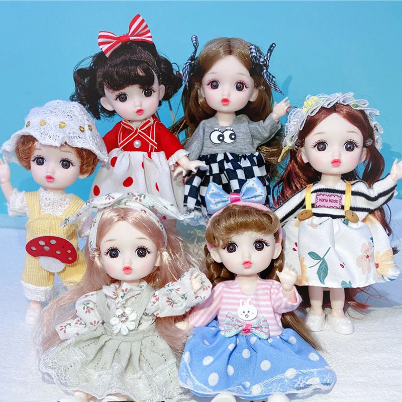 Cute 17cm Doll Princess Doll Dress Up Girl Child Little Loli Doll Toy Girls Birthday Gift Bjd Doll Lol Dolls
Cute 17cm Doll Princess Doll Dress Up Girl Child Little Loli Doll Toy Girls Birthday Gift Bjd Doll Lol Dolls