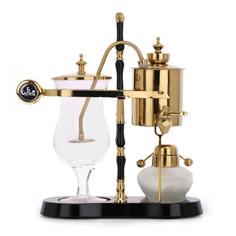 Luxury 5-Cup Balance Syphon Coffee Maker Elegant Retro Style Design Wooden Base T-Handle Easy To Clean Siphon Machine Coffee Pot 
Luxury 5-Cup Balance Syphon Coffee Maker Elegant Retro Style Design Wooden Base T-Handle Easy To Clean Siphon Machine Coffee Pot