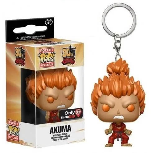 Funko поп Карманный Брелок Akuma виниловые куклы экшн-Фигурки игрушки Brinquedos