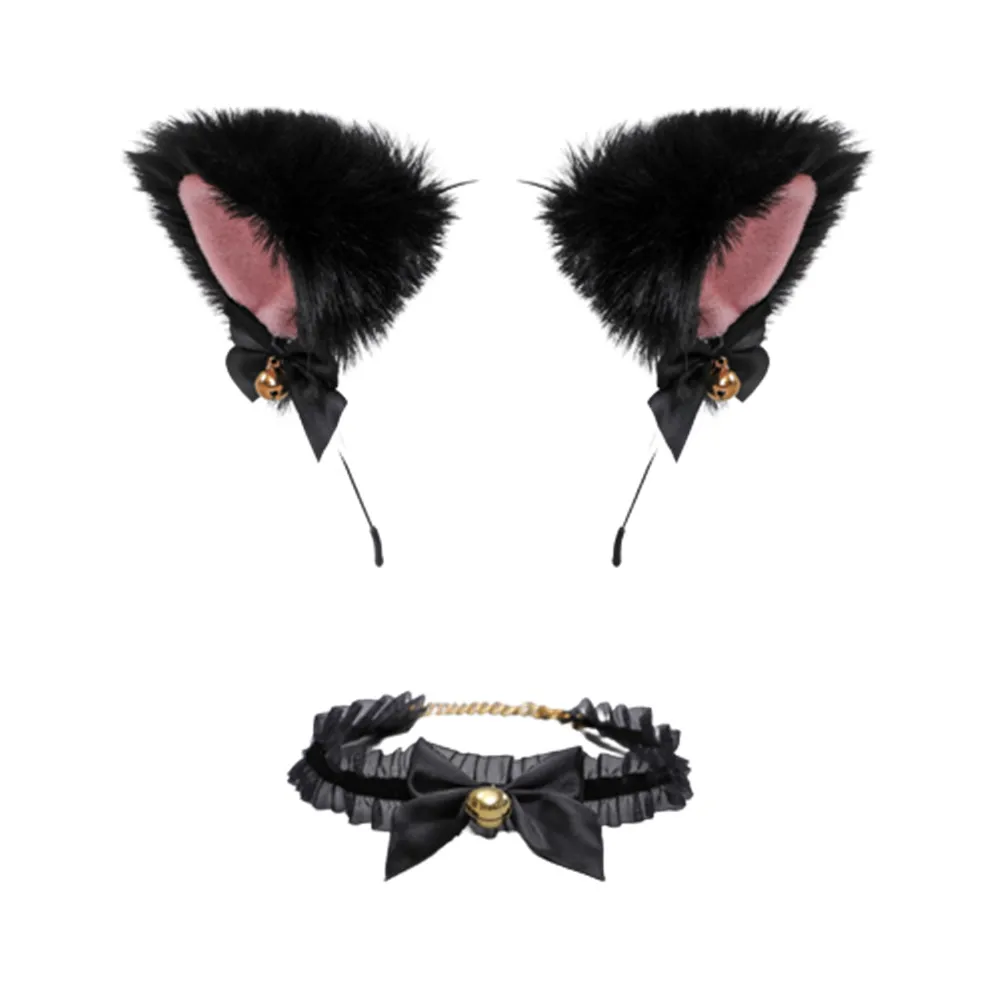 Girls Cat Ear Headband Set Party Cosplay Costume Supplies Hair Accessories for Women and Men Fashion Jewerly
Girls Cat Ear Headband Set Party Cosplay Costume Supplies Hair Accessories for Women and Men Fashion Jewerly