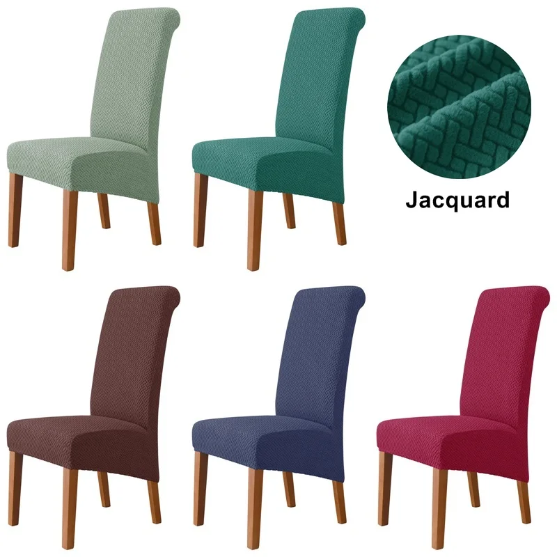 Elastic Dining Chair Cover Spandex Jacquard Stretch Office Chair Case Home Anti-dirty Solid Color Kitchen Seat Protector Cover
Elastic Dining Chair Cover Spandex Jacquard Stretch Office Chair Case Home Anti-dirty Solid Color Kitchen Seat Protector Cover