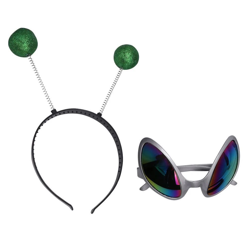 Alien Headband Decorative Eyeglasses Funny Green Saucer Man Decorate Sunglasses Fashion
Alien Headband Decorative Eyeglasses Funny Green Saucer Man Decorate Sunglasses Fashion
