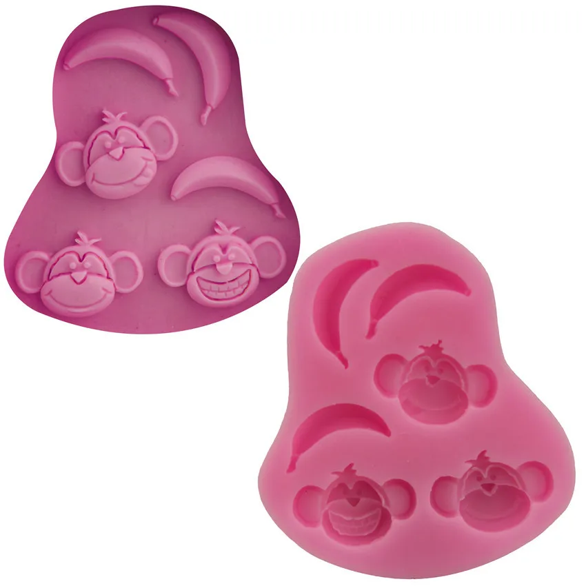 Animal Monkey Banana Silicone Fondant Cake Mold Cupcake Jelly Candy Chocolate Decoration Baking Tool Moulds Resin Art Available
Animal Monkey Banana Silicone Fondant Cake Mold Cupcake Jelly Candy Chocolate Decoration Baking Tool Moulds Resin Art Available