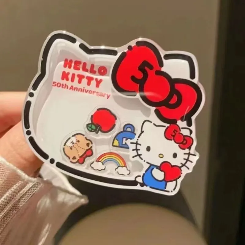 Милые периферийные устройства Sanrio с аниме Hello Kitty акриловый креативный подвесной