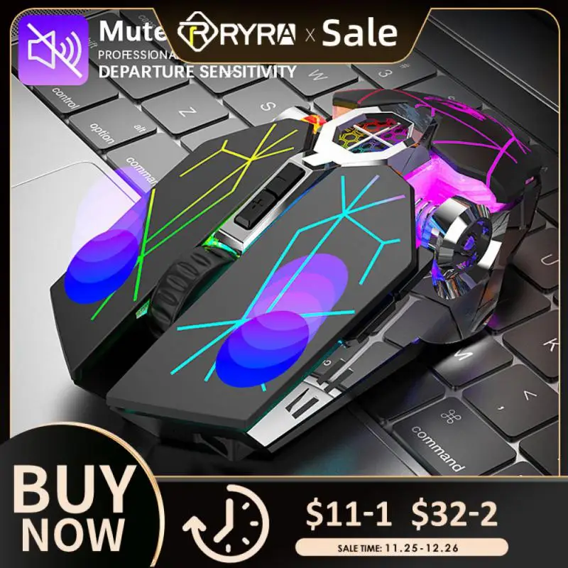 Беспроводная игровая мышь RYRA Free Wolf X13, бесшумная светящаяся Механическая мышь с водяным охлаждением
Беспроводная игровая мышь RYRA Free Wolf X13, бесшумная светящаяся Механическая мышь с водяным охлаждением