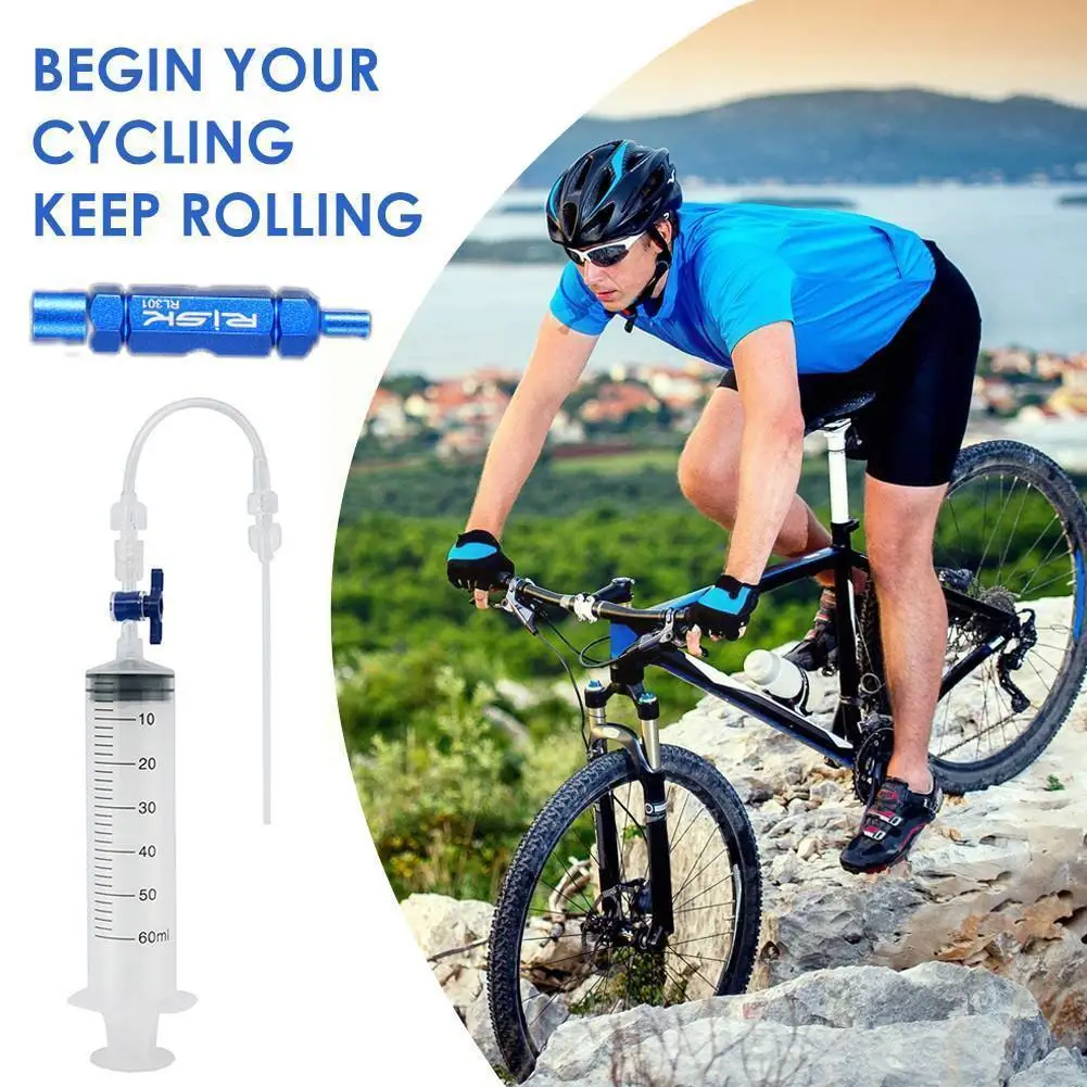RISK Bicycle Tubeless Tire Liquid Injection Tool Tire Tubeless Sealant Injector Syringe Rubber Hose Kit For MTB Bike Repair R8D2
RISK Bicycle Tubeless Tire Liquid Injection Tool Tire Tubeless Sealant Injector Syringe Rubber Hose Kit For MTB Bike Repair R8D2