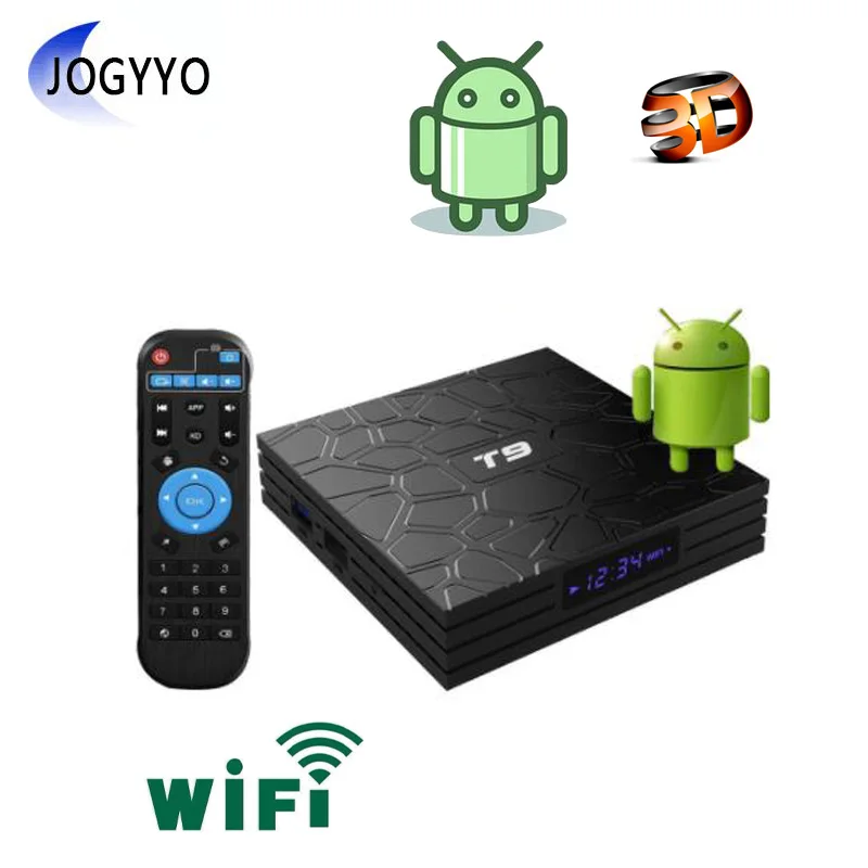 T9 HD 4K Android 9.0 TV Box Allwinner RK3318 Quad Core 2.4G/5.8G Dual WIFI Set Top Box USB 3.0 Mini Smart Media Player
T9 HD 4K Android 9.0 TV Box Allwinner RK3318 Quad Core 2.4G/5.8G Dual WIFI Set Top Box USB 3.0 Mini Smart Media Player