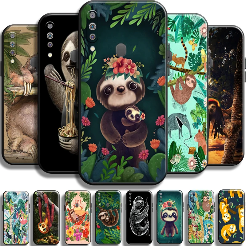 Cute Cartoon Sloth Animal For Samsung Galaxy M30 M30S Phone Case Back Liquid Silicon Cover Shell Funda Black TPU Cases
Cute Cartoon Sloth Animal For Samsung Galaxy M30 M30S Phone Case Back Liquid Silicon Cover Shell Funda Black TPU Cases
