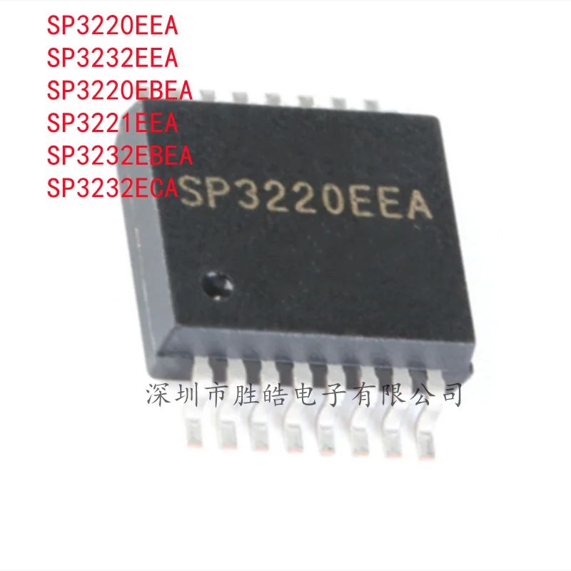 (5PCS) SP3220EEA / SP3232EEA / SP3220EBEA / SP3221EEA / SP3232EBEA / SP3232ECA / SP3232EHCA / SP3232EUCA SSOP-16 IC
(5PCS) SP3220EEA / SP3232EEA / SP3220EBEA / SP3221EEA / SP3232EBEA / SP3232ECA / SP3232EHCA / SP3232EUCA SSOP-16 IC
