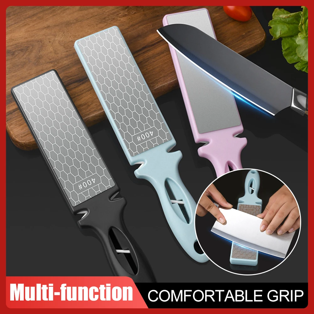 5-in-1 Emery Knife Sharpener 400 1000 Grit Handheld Double-Sided Knife Sharpning Stone Scissors Sharpener Kitchen Accessories
5-in-1 Emery Knife Sharpener 400 1000 Grit Handheld Double-Sided Knife Sharpning Stone Scissors Sharpener Kitchen Accessories
