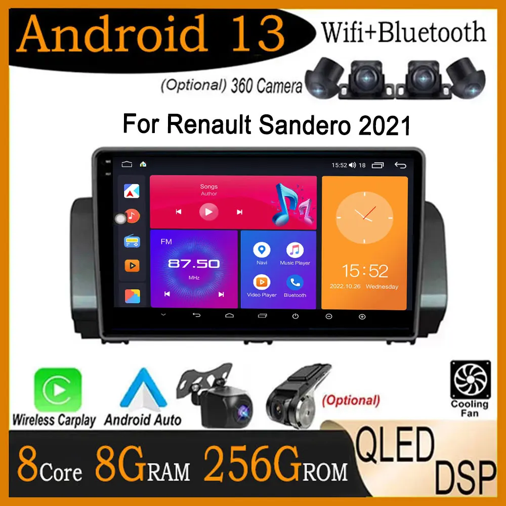 Android 13 для Renault Sandero 2021 Автомобильный видео IPS Carplay Стерео GPS плеер 4G автонавигация Wi-Fi радио мультимедиа 
Android 13 для Renault Sandero 2021 Автомобильный видео IPS Carplay Стерео GPS плеер 4G автонавигация Wi-Fi радио мультимедиа
