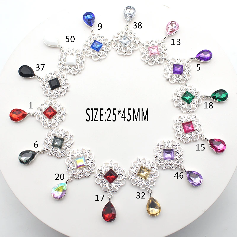 TYNUOMI 25*45mm 5Pcs New Square Acrylic Rhinestone Buttons For Clothing Wedding Sewing Diy Accessories Decorative
TYNUOMI 25*45mm 5Pcs New Square Acrylic Rhinestone Buttons For Clothing Wedding Sewing Diy Accessories Decorative
