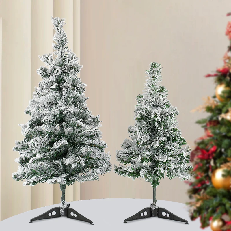 

45/60cm White Snowflake Christmas Tree Ornaments Merry Xmas Decoration For Home Desktop Navidad Gift 2024 New Year Party Supplie