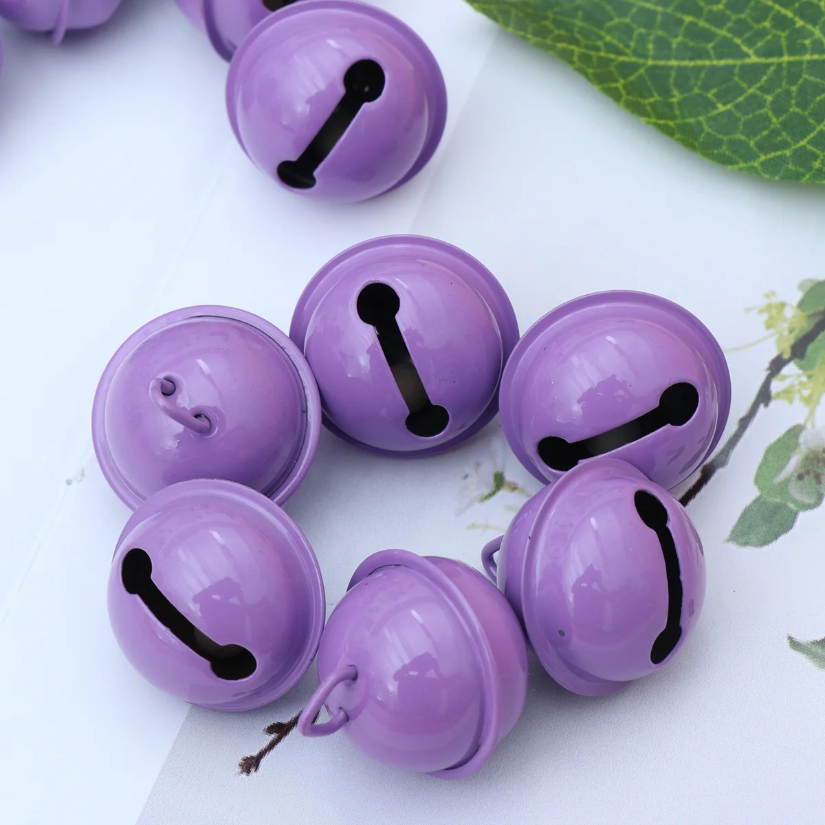 100 PCS Small Round Bells Decoration Alloy DIY Jewelry Accessories Purple Christmas
100 PCS Small Round Bells Decoration Alloy DIY Jewelry Accessories Purple Christmas