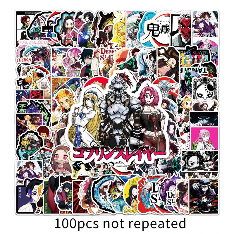 Demon Slayer Stickers 50/100Pcs Anime Stickers Refrigerator Notebook Mobile Phone Water Cup Luggage Laptop Sticker Kid Toys Gift
Demon Slayer Stickers 50/100Pcs Anime Stickers Refrigerator Notebook Mobile Phone Water Cup Luggage Laptop Sticker Kid Toys Gift