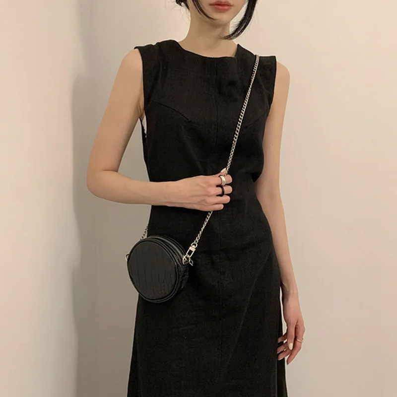 Summer Elegant Temperament Vestido Behind Fashionable Women's Clothing New Sexy Drawstring Hollow Sleeveless Vest Slim Dresses
Summer Elegant Temperament Vestido Behind Fashionable Women's Clothing New Sexy Drawstring Hollow Sleeveless Vest Slim Dresses