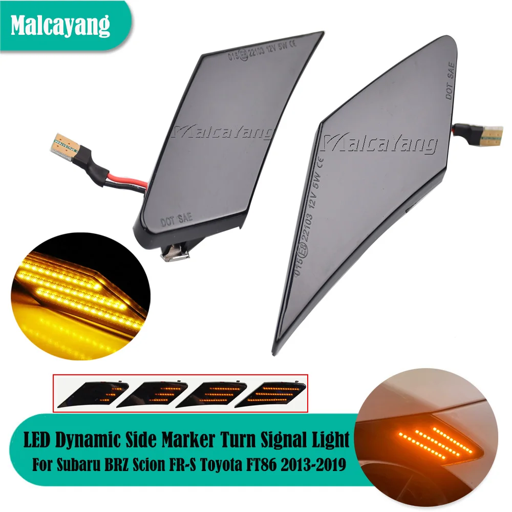 Hight Quality Dynamic Side Marker Turn Signal Light Sequential Blinker Lamp For Subaru BRZ Scion FR-S Toyota FT86 2013-2019
Hight Quality Dynamic Side Marker Turn Signal Light Sequential Blinker Lamp For Subaru BRZ Scion FR-S Toyota FT86 2013-2019