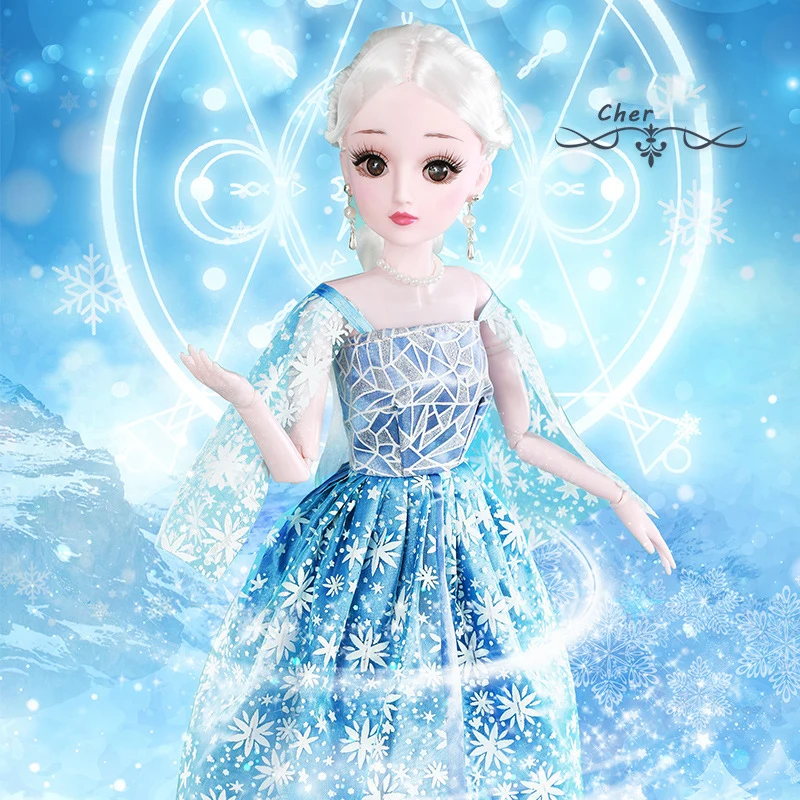 58cm Silicone Large Size BJD Doll 13 Moveable Jointed Body Princess Doll and Clothes Can Dress Up Girls DIY Toys Birthday Gift
58cm Silicone Large Size BJD Doll 13 Moveable Jointed Body Princess Doll and Clothes Can Dress Up Girls DIY Toys Birthday Gift