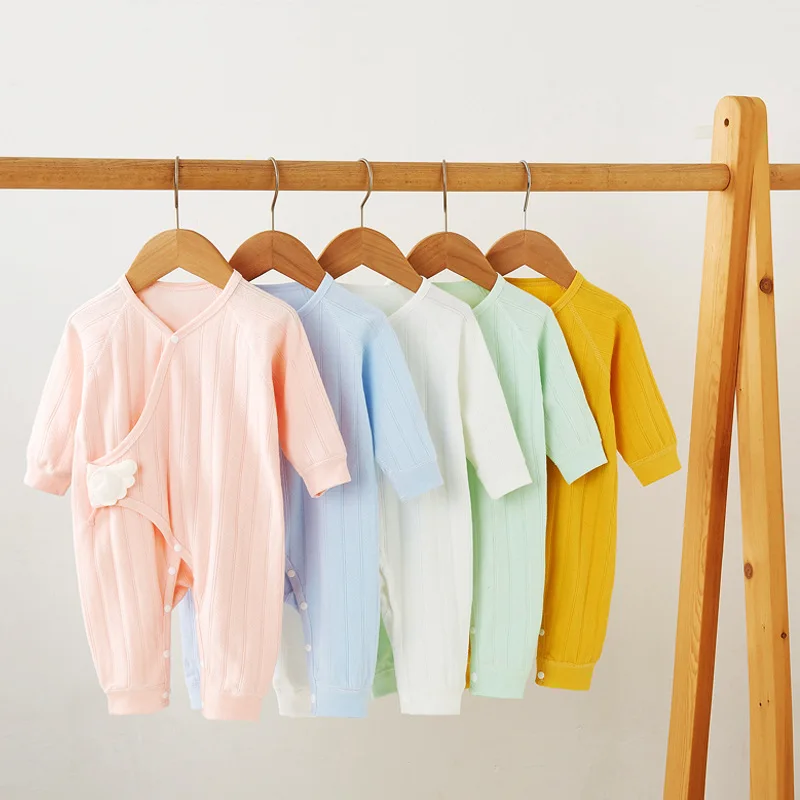 Детский комбинезон из чистого хлопка, комбинезон для скалолазания, костюм с длинным рукавом для новорожденных, костюм-монах на весну и осень
Детский комбинезон из чистого хлопка, комбинезон для скалолазания, костюм с длинным рукавом для новорожденных, костюм-монах на весну и осень