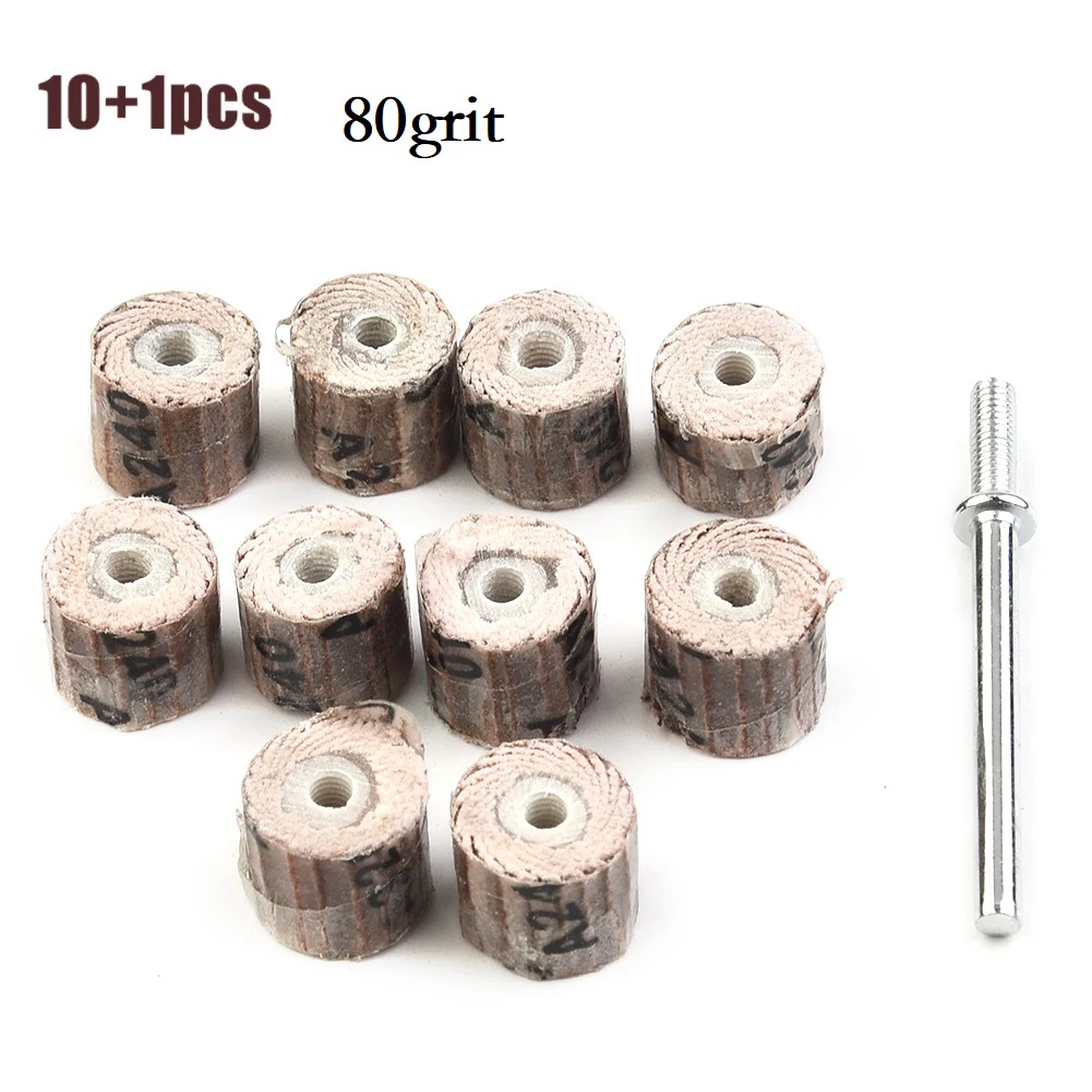 10+1pcs Gauzer 80-600Grit Flap Wheel Disc Sanding Drill Abrasive Sandpaper Polishing 20*20*3mm/10*10*3mm Power Tool Accessories
10+1pcs Gauzer 80-600Grit Flap Wheel Disc Sanding Drill Abrasive Sandpaper Polishing 20*20*3mm/10*10*3mm Power Tool Accessories