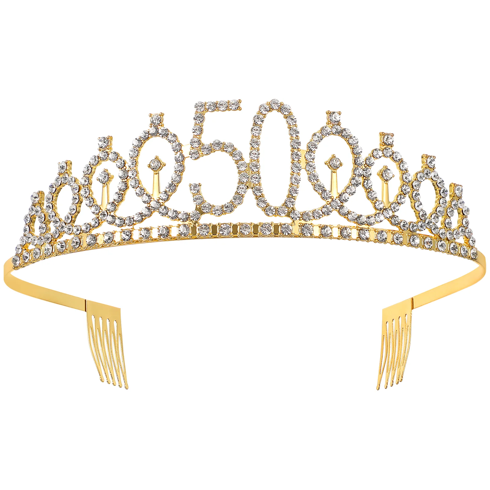 Birthday Tiara 50th Decorations Rhinestone Headpiece Crystal Gifts Headband Vintage Crown
Birthday Tiara 50th Decorations Rhinestone Headpiece Crystal Gifts Headband Vintage Crown