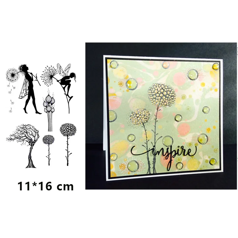 Fairy and Plants Clear Stamps for DIY Scrapbooking Card Transparent Silicone Stamps Making Photo Album Crafts Decoration
Fairy and Plants Clear Stamps for DIY Scrapbooking Card Transparent Silicone Stamps Making Photo Album Crafts Decoration