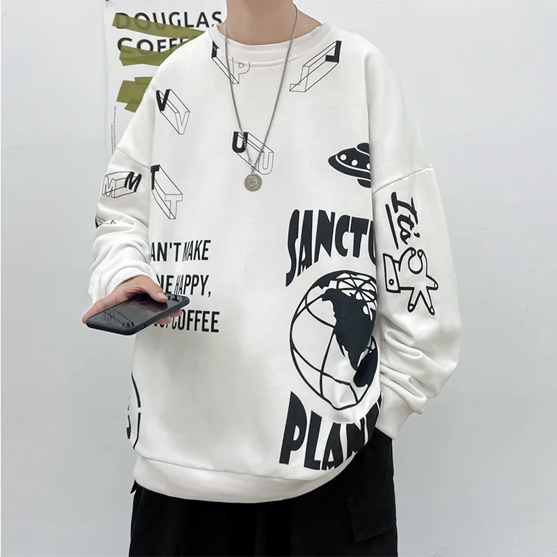 2022 Fashion Hoodie Men's Sweatshirt Top Spring Autumn Loose Casual Korean Version Trend Couple Fashion Printing Sweater Men
2022 Fashion Hoodie Men's Sweatshirt Top Spring Autumn Loose Casual Korean Version Trend Couple Fashion Printing Sweater Men