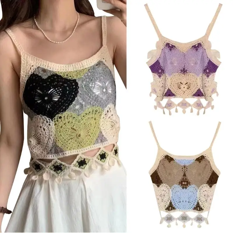 X7YA Vintage Tanks Camis For Women Summer Sleeveless Crochet Embroidery Crop Tops
X7YA Vintage Tanks Camis For Women Summer Sleeveless Crochet Embroidery Crop Tops