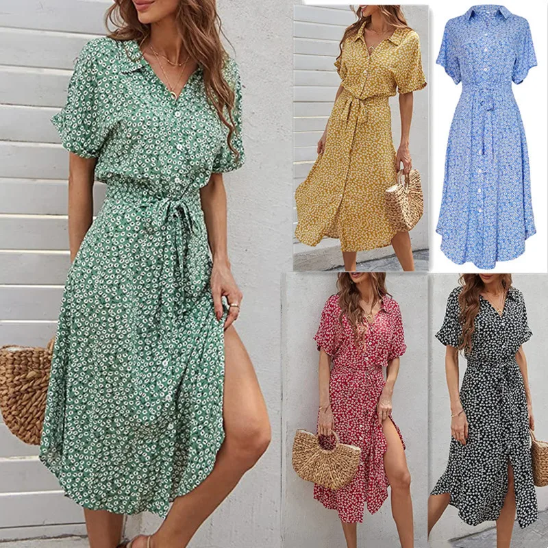 Summer Fairy Dress Women French Style Vintage Retro Chiffon Dress Puff Sleeve Casual Elegant Floral Print Dress Women 2022 New 
Summer Fairy Dress Women French Style Vintage Retro Chiffon Dress Puff Sleeve Casual Elegant Floral Print Dress Women 2022 New