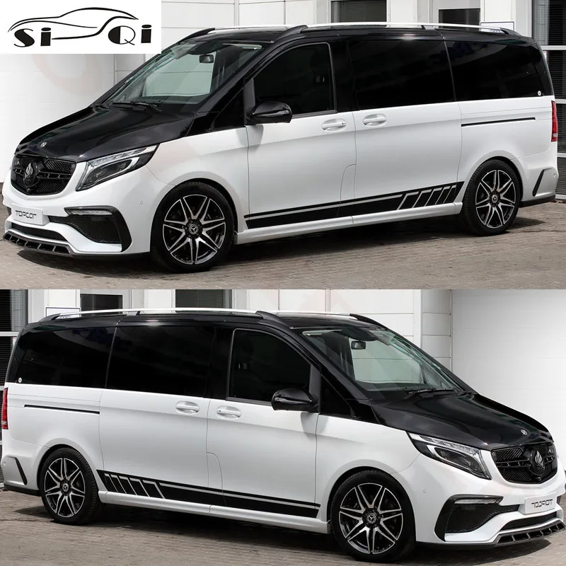 2 шт., декоративные наклейки на боковые полосы автомобиля Mercedes V Class Vito Viano
2 шт., декоративные наклейки на боковые полосы автомобиля Mercedes V Class Vito Viano
