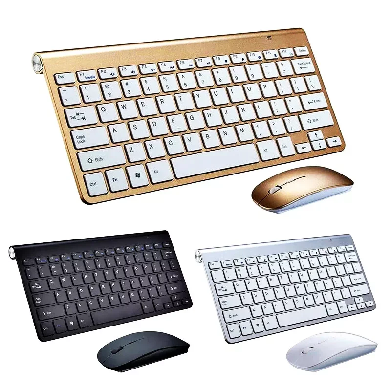 NEW 2.4G Wireless Keyboard and Mouse Mini Multimedia Keyboard Mouse Combo Set For Notebook Laptop Mac Desktop PC TV Office
NEW 2.4G Wireless Keyboard and Mouse Mini Multimedia Keyboard Mouse Combo Set For Notebook Laptop Mac Desktop PC TV Office